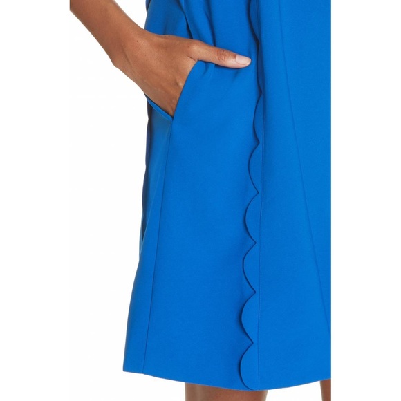 Ted Baker London Torrii Halter Neck Scallop Tunic Dress - Picture 3 of 14